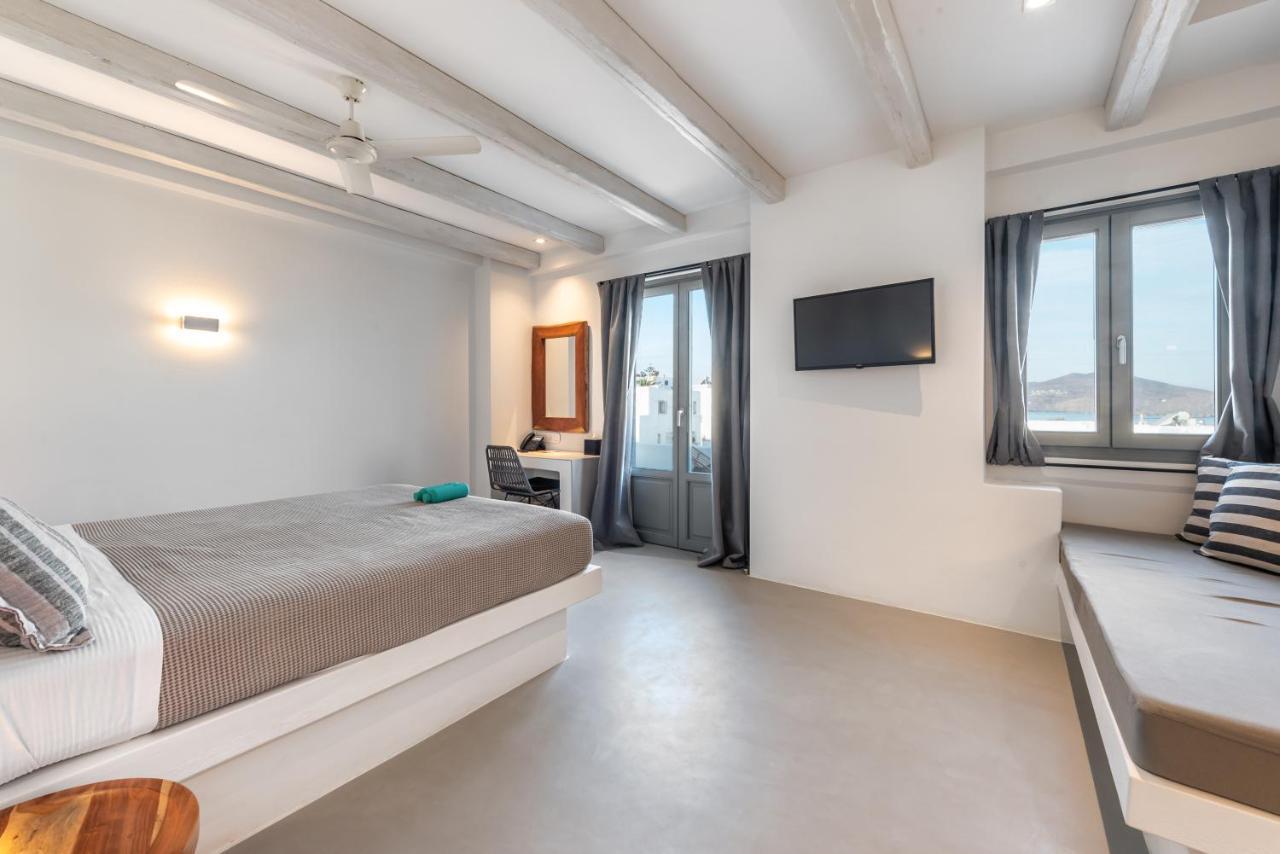 Paros Cape Suites เนาซา ภายนอก รูปภาพ