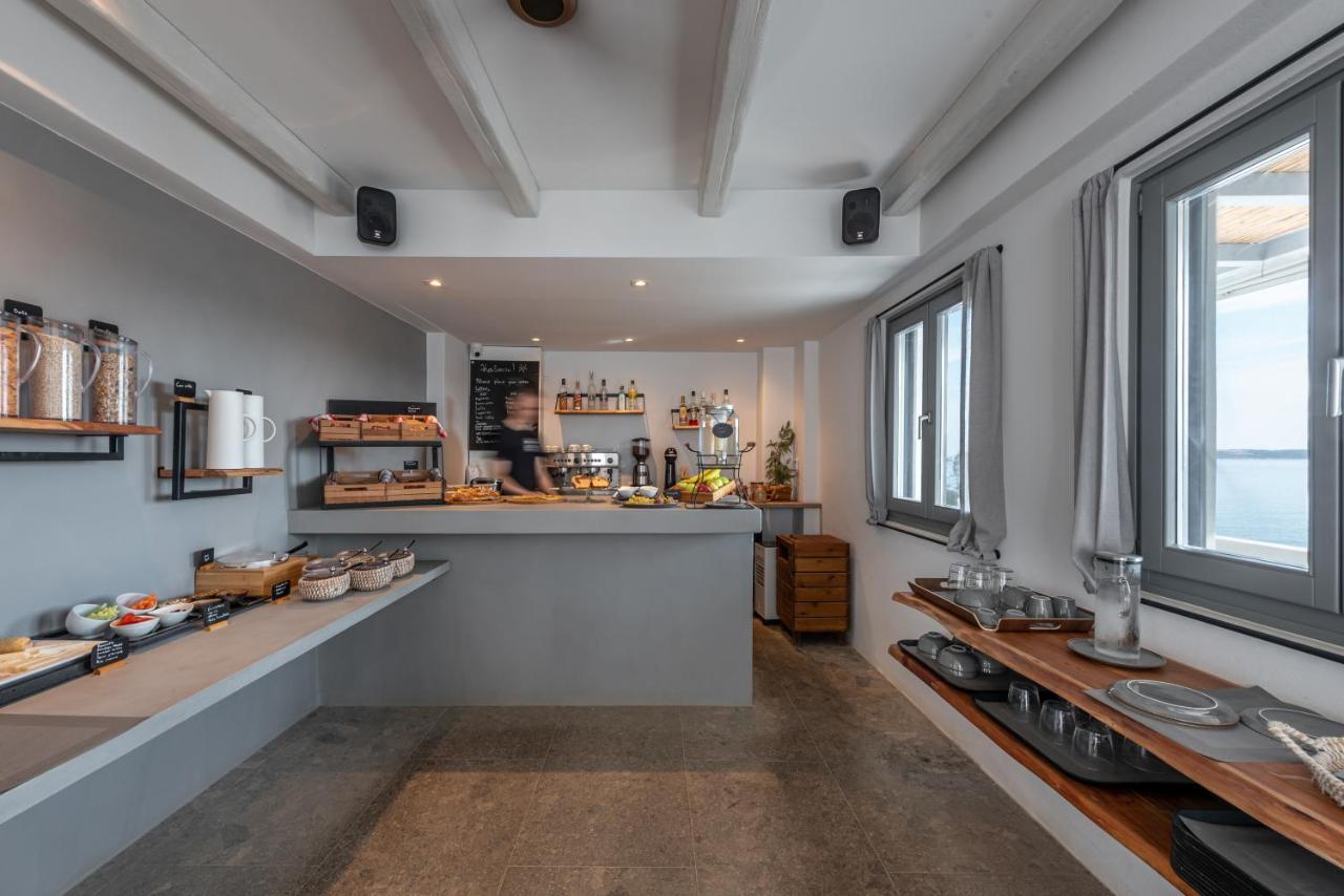 Paros Cape Suites เนาซา ภายนอก รูปภาพ